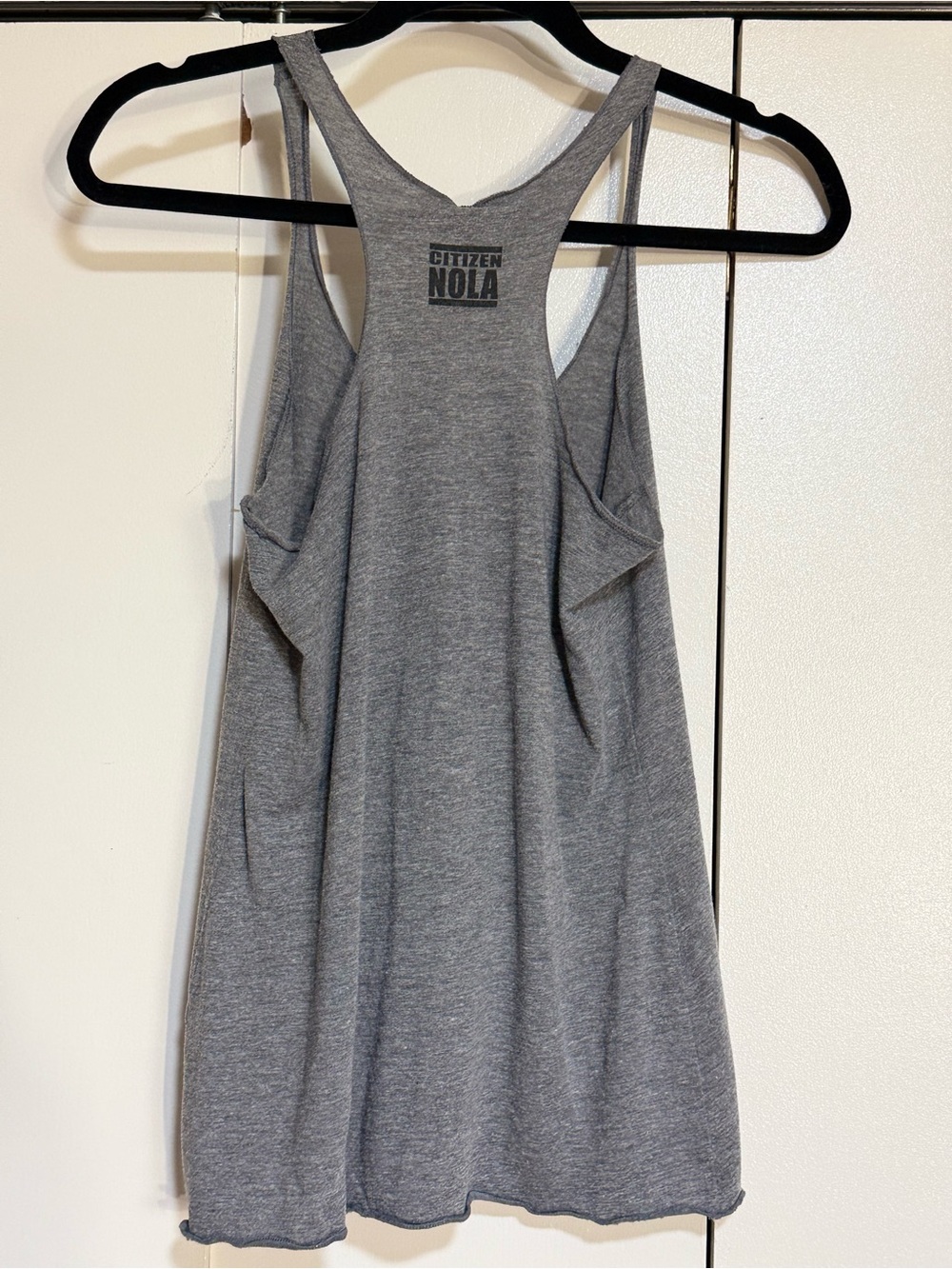 Sunday Funday Graphic Tank Top Gray Racerback Next Level Apparel Small - Picture 4 of 11